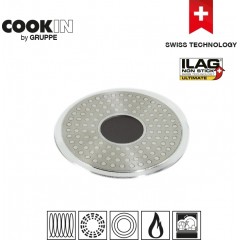 Gruppe Cookin Τηγάνι με Καπάκι από Αλουμίνιο με Αντικολλητική Επίστρωση 28cm Gruppe Cookin Τηγάνι με Καπάκι από Αλουμίνιο με Αντικολλητική Επίστρωση 28cm